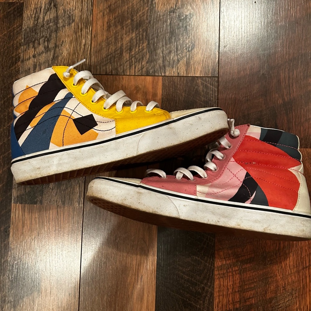 Men’s Vans Colorful High-Top Sneakers